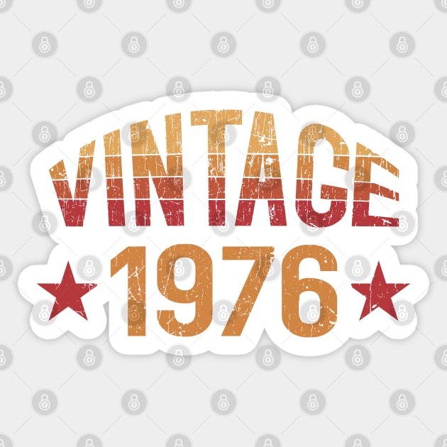 Vintage 1976 Sticker by Ostakos